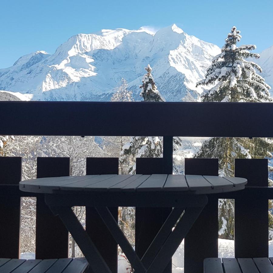 Appartement Saint Gervais Les Bains Vue Imprenable Mont Blanc ภายนอก รูปภาพ